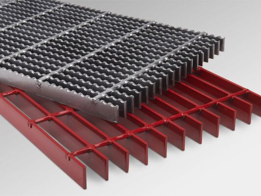 Heavy Duty Serrated Welded Bar Grating for Industrial Walkways and Platforms