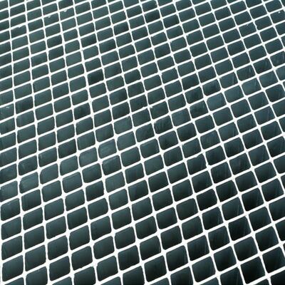 الشباك الحديدية المطاطية مع السطح المتعرج للممرات المنصة